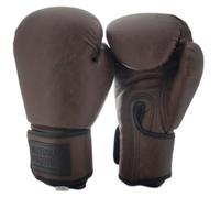 MMASPORT The Fight Evolution guantes de boxeo vintage boxing gloves guantes de boxeo retro estilo clásico (10 OZ, café)
