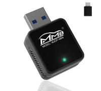 MMB Mini Adaptador Carplay inalámbrico, Adaptador Carplay 2025 para Apple iPhone, Plug & Play, más pequeño, más rápido para convertir OEM con Cable a inalámbrico Car Play Solo para Modelo de Coche