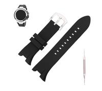 MMBAY Correas de reloj de goma de 22 mm de repuesto para Armani Exchange AX AX1040 AX1041 AX1042 AX1050 AX1067 AX1068 AX1070 correa de silicona para hombres y mujeres, accesorios de reloj impermeables