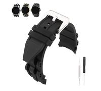 MMBAY Correas de reloj de goma de 26 mm de repuesto para Invicta Pro Diver 6977 6981 6983 6985 6995 21930 90082 17887 22309 correa de silicona para hombres y mujeres, accesorios de reloj de pulsera