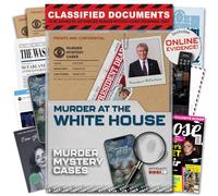 MMC Murder at the White House - Emocionantes juegos de misterio de asesinato para adultos en Washington D.C. - 37 piezas de evidencia, juego de 150 minutos (dificultad 3.5/5) - Juego de archivos de