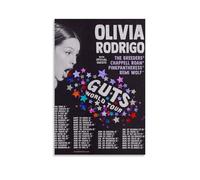 MMCJUH Olivia Rodrigo Guts - Póster decorativo colorido para pared, lienzo de regalo para habitación de amigos, hermoso, adecuado para sala de estar y dormitorio, estilo sin marco, 30 x 45 cm