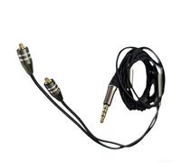 MMCX Cable de actualización de auriculares de 3,5 mm y USB-C con chip CX31993, micrófono integrado, para AEOLIAN YE05 YE01 YE365 para shure SE215 SE846 UE900, 1, cable de plástico negro (3,5 mm)