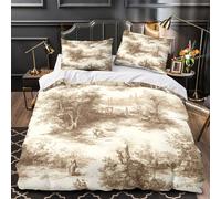 MMDASBVPE Arte de Beso romántico Funda de Edredón Impresión 3D 3 Piezas Suave Cierre de con Fundas de Almohada Ilustración Pop estilizada Funda Edredon for niños y niñas Super King（260x220cm）