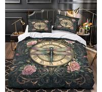 MMDASBVPE Mapa Antiguo de Italia Funda de Edredón Impresión 3D 3 Piezas Suave Cremallera Oculta con Fundas de Almohada Antialérgica Cartografía histórica Funda Edredon for jóvenes Double（200x200cm）