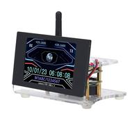 MMDVM Módem de Voz Digital Pantalla a Color de 3,5 Pulgadas Módulo de Punto de Acceso del DMR con Puerto Ethernet WLAN Disipación de Calor Rápida Simple para Transmisión de