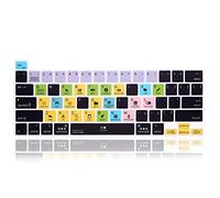 MMDW FL Studio Shortcuts Hotkey Funda de silicona para MacBook Pro 16 pulgadas A2141 2019 para MacBook Pro 13.3 pulgadas 2020 M1 chip A2338 A2251 A2289 con Touch Bar y Touch ID US versión