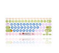 MMDW Funda de silicona para teclado Logitech K380 con teclado Bluetooth multidispositivo, Happy Day