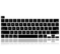 MMDW Funda de silicona para teclado para MacBook Pro de 16 pulgadas A2141 2019+, MacBook Pro 13 con teclado mágico y MacBook Pro con chip Apple M1 A2338/A2251/A2289 2020+ versión de EE. UU., color negro