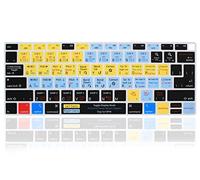 MMDW Funda de silicona para teclado Serato Scratch Live Shortcuts Hotkey para MacBook Air 13 2020 2019 2018 con pantalla Retina y Touch ID modelo A1932 protector de teclado (EE.UU. y UE)