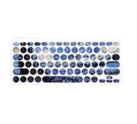 MMDW Funda de teclado de silicona compatible con teclado Bluetooth Logitech K380 multidispositivo, Van Gogh Starry Sky