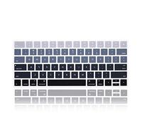 MMDW Funda de teclado US para iMac Magic Keyboard 1/2 A1644 MLA22L/A 2015 | Diseño QWERT inglés, silicona ultrafina, a prueba de polvo, a prueba de salpicaduras, lavable, antideslizante