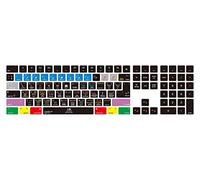 MMDW Logic Pro X Shortcuts - Funda protectora de silicona para teclado iMac Magic Keyboard con teclado numérico MQ052LL/A (A1843), diseño de Estados Unidos y la UE