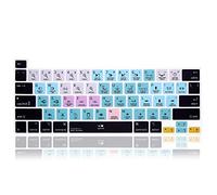 MMDW Pro Tools Shortcuts Hotkey Funda de silicona para MacBook Pro 16 pulgadas A2141 2019 para MacBook Pro 13.3 pulgadas 2020 M1 chip A2338 A2251 A2289 con Touch Bar y Touch ID US versión