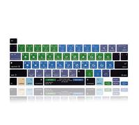 MMDW Serato DJ atajos teclado teclado cubierta para MacBook Pro 16 pulgadas A2141 2019 para MacBook Pro 13.3 pulgadas 2020 M1 chip A2338 A2251 A2289 con Touch Bar & Touch ID US versión