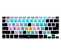 MMDW Steinberg Cubase,Funda de silicona para teclado de acceso directo para MacBook Pro de 13 pulgadas, 15 y 17 pulgadas (con o sin pantalla Retina) para MacBook Old Air de 13 pulgadas, Europa/EE. UU
