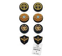 MME Agarres para Pulgar compatibles con Switch 1, Tapones de Joystick para Mando Switch, Grips Switch 1, Lite, OLED, JoyCon Grip, Accesorios Joy Cons Switch (Zelda2)