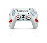 MME Funda Compatible con Mando PS 5, Silicona Suave y cómoda Que Mejora el Agarre, Accesorios para Mando Play 5, Accesorio Compatible con Mando Original Play 5 (God of War)