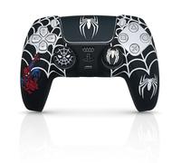 MME Funda Compatible con Mando PS5, Silicona Suave y cómoda Que Mejora el Agarre, Accesorios para Mando Play 5, Accesorios para Mando Play 5 (Spider Negra)