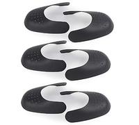 mmfoot Escudo Para Zapatillas de Deporte Protector de Pliegues de Zapatos Como árbol de Zapatos Último de Zapatos Kits de Cuidado de Zapatos Antiarrugas Previene el Pliegue de la Puntera - 3Negro L