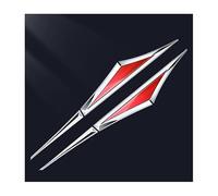 MMHGFIR Coche Insignia Pegatina, para Audi A3 A4 A5 A6 A4L A6L Q2 Q3 Q5 Q7 Q8 Autoadhesivo Letras Pegatina,Metál Logotipo Insignia Frontal Coche,Guardabarros Accesorios para carrocería,D