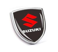 MMHGFIR Coche Insignia Pegatina, para Suzuki Swift Autoadhesivo Letras Pegatina,Metál Logotipo Insignia Frontal Coche,Guardabarros Accesorios para carrocería
