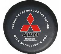 MMHGFIR Coches Rueda de Repuesto Cubierta, para Mitsubishi Montero 1995-2006 Impermeable Prueba de Polvo Protección Ruedas Neumático Bolsa de Almacenamiento Accesorios,17inch