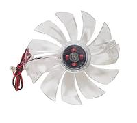 MMINGX 1 Pieza CC 12V Accesorios De Incubadora De Pollo Sin Escobillas Ventilador De Enfriamiento De Plástico Transparente 11 Hojas De Ventilador (Color : DC 12V Fan, Size : DC 12V Fan)