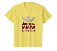 MMIW Justicia para Mujeres indígenas desaparecidas y asesinadas Camiseta, Niños, Limón, 4 años