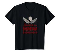 MMIW Justicia para Mujeres indígenas desaparecidas y asesinadas Camiseta, Niños, Negro, 8 años