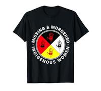MMIW Mujeres Indígenas Desaparecidas y Asesinadas Mano Roja Camiseta