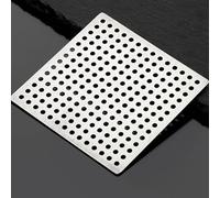 MMLFX 1pc Drenajes de Piso de Acero Inoxidable Cubierta Red Cuadrada Drenaje de Ducha Filtro Catader Catter Catter Catter for la Cocina Piezas de Hardware de baño (Size : 98mm)