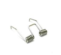 MMLFX 2 unids Doble torsión Primavera Cabello eléctrico Cortador de Pelo reemplazo Primavera Acero Inoxidable Micro Primavera (Size : 2pcs)
