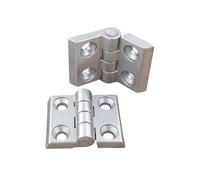 MMLFX Bisagra de Metal de Perfil de Aluminio 1pc, 2020 3030 3040 4040 Bisagra de aleación de Zinc con Tornillos Opcionales (Color : 4040 Hinge)