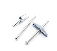 MMLFX Resorte de fijación M3M4/M5/M6/M8 con Perno de Anclaje de Palanca de ala de Resorte de Tornillo con Zinc Plateado 2-10 Piezas (Color : 40mm, Size : M3 10PCS)