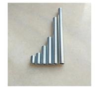 MMLFX Tubo de Diente de 10 Piezas/Lote M8 Tornillo de Tornillo 8 mm Diámetro aleación de Zinc m8 Hilo Macho Tubos Huecos Accesorios de iluminación Dimensiones de Zinc Dimensiones: m8x1.0pitch