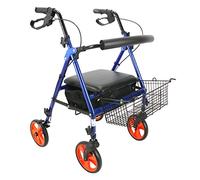 MMM@ Anciano Walker/Old ManWalker/Rehabilitation Equipment Altura ajustable plegable Walking Carrito de cuatro ruedas Caminante