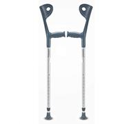 MMM Ligero Axilla ajustable debajo de las muletas del brazo, telescópico antideslizante Walker- 1 par Caminante