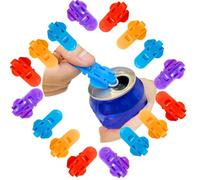 MmmLucipor Paquete de 16 Abrelatas con Anilla abrelatas de bebidas, Protege tus uñas para Latas Aluminio Refrescos