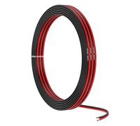 MMOBIEL 20 AWG Cable Eléctrico Paralelo - 20 Gauge 10m / 32.8ft - Cable Cobre Estañado - 2 Conductores Automoción - Led Tiras, Audio/Altavoz de Alambre, Lámparas
