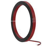 MMOBIEL 22 AWG Cable Eléctrico Paralelo - 22 Gauge 10m / 32.8ft - Cable Cobre Estañado - 2 Conductores de Alambre para Alambre de Automoción - Led Tiras, Audio/Altavoz de Alambre, Lámparas
