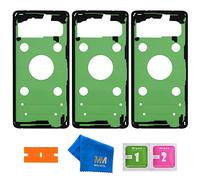 MMOBIEL 3X Pegatina Adhesiva para Cubierta Trasera para batería Compatible con Samsung Galaxy S10 G973F 2019-6.1 Inch Incl. Herramientas