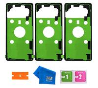 MMOBIEL 3X Pegatina Adhesiva para Cubierta Trasera para batería Compatible con Samsung Galaxy S10 Plus G975F 2019-6.4 Inch Incl. Herramientas