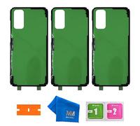 MMOBIEL 3X Pegatina Adhesiva para Cubierta Trasera para batería Compatible con Samsung Galaxy S20 Ultra G988F / S20 Ultra 5G G988B 2020-6.9 Inch Incl. Herramientas