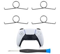 MMOBIEL 4 Piezas L2 R2 muelles de botón de Disparo para Mando PlayStation 5 PS5 DualSense CFI-ZCT1W Destornillador (+) Incl.