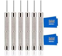 MMOBIEL 8 Piezas, Juego de Herramientas de extracción de Tarjeta SIM para teléfonos Inteligentes 6 x Herramienta de expulsión - 2 x Trapo de Limpieza