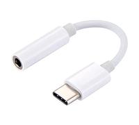 MMOBIEL Adaptador Auricular USB C Audio Jack 3.5 Compatible con Samsung Galaxy S26+/S26 Ultra/S25+/S25 Ultra/S24+/S24 Ultra/S23+/S23 Ultra/S22+/S22 Ultra, Huawei, Xiaomi, Google Pixel(Blanco)