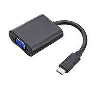 MMOBIEL Adaptador USB Tipo C (Thunderbolt 3) a VGA a Hembra 1080p HDTV HDMI para Macbook 2019-2016/PC Portátil Proyector Monitor (Negro)