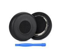 MMOBIEL Almohadillas de Repuesto para Jabra Evolve 75 / 75UC / 75MS / 75SE Wireless Auriculares Memory Foam y Protein PU Almohadilla Auriculares - Cascos Cojines - Negro