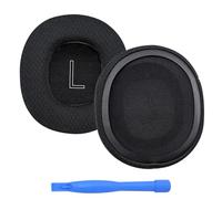 MMOBIEL Almohadillas de Repuesto para Xbox Wireless, Wired, Xbox Stereo 20th Anniversary Special Edition Auriculares Mesh Fabric Almohadilla Auriculares - Cascos Cojines - Negro